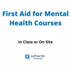 First Aid for Mental Health Courses